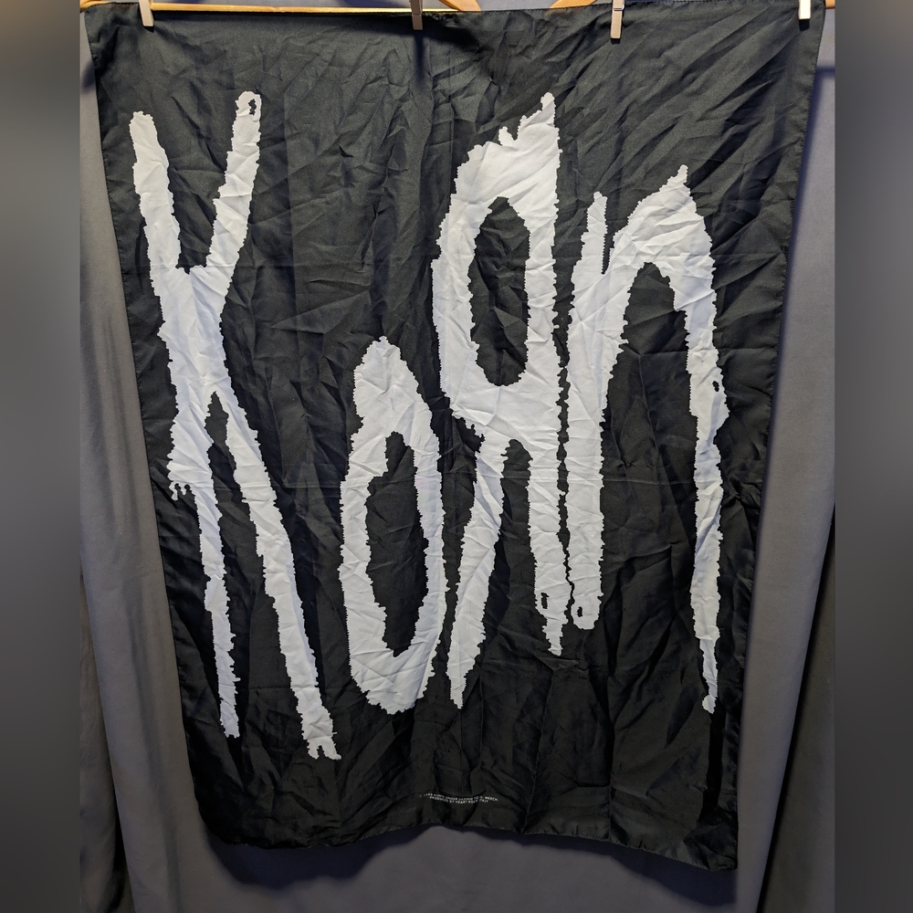 Vintage Korn Fabric Tapestry Flag, 1998